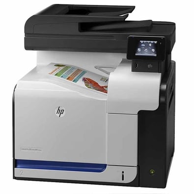 HP LaserJet Pro 500 color MFP M570dn angled