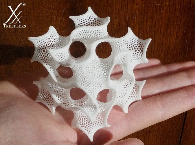 3D printed mathematical model