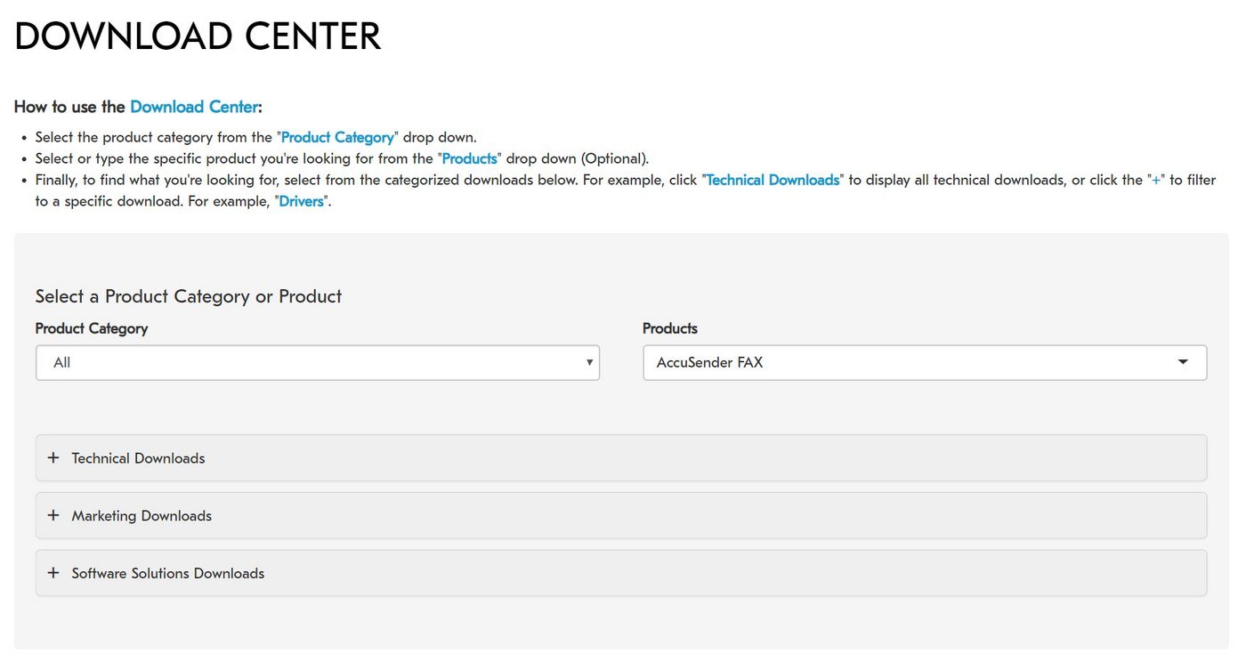 Kyocera Download Center Directions