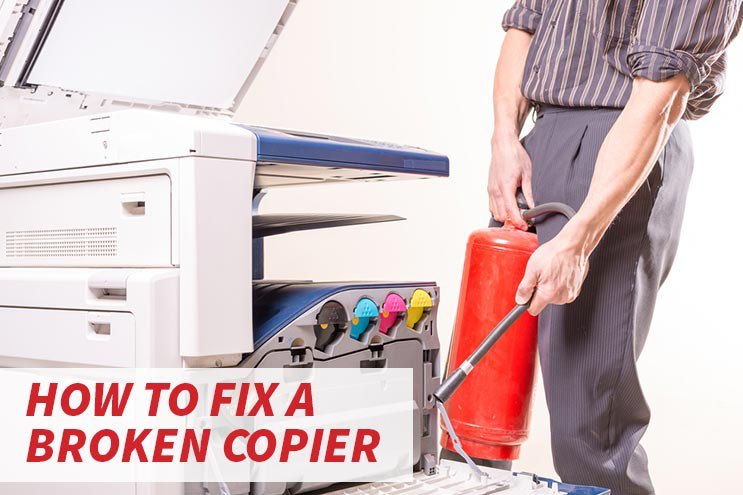 How to fix a broken copier image