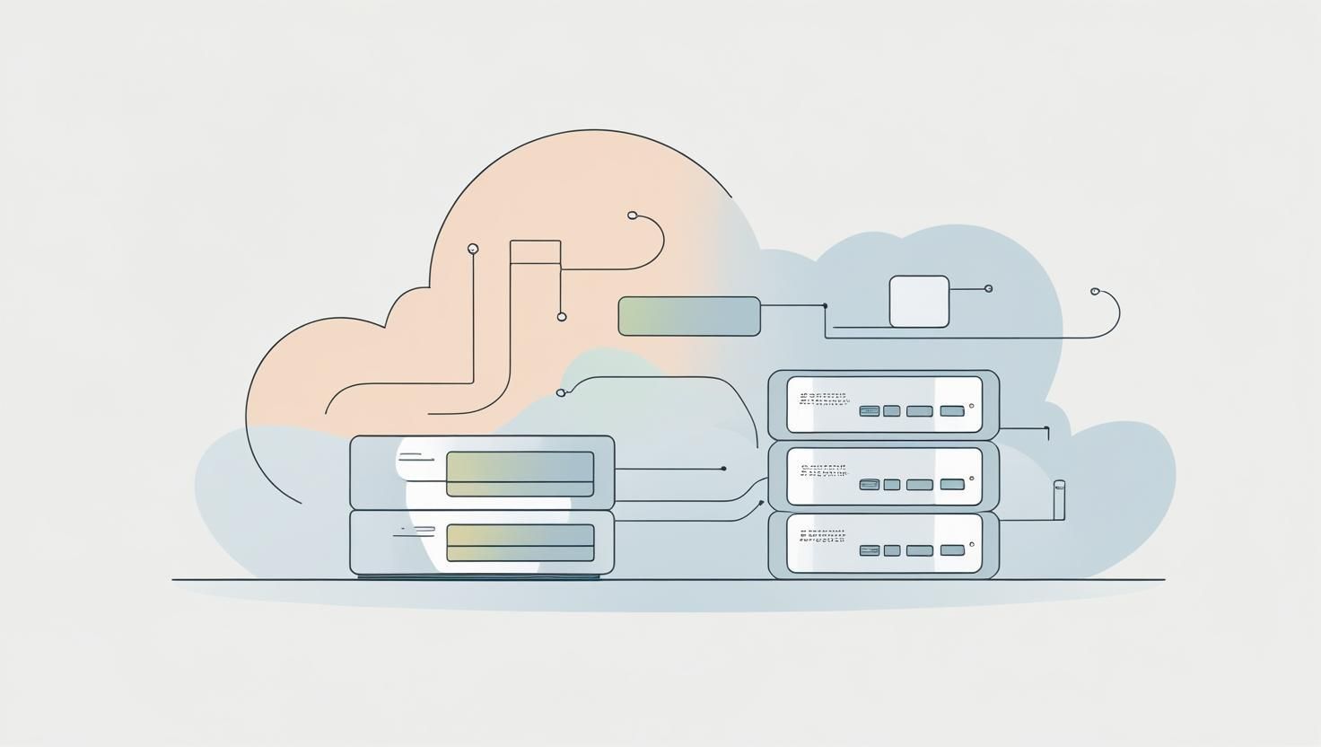 generic image for cloud services, Make it clean and minimal (1)