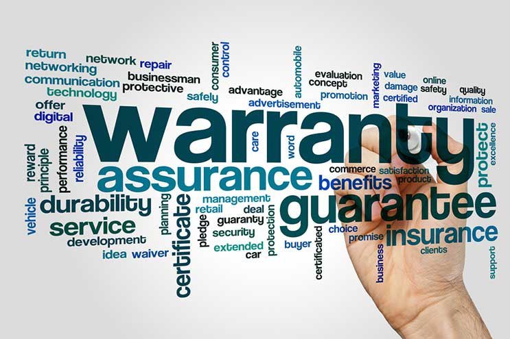 Not all copier warranties are created equal - wordle graphic
