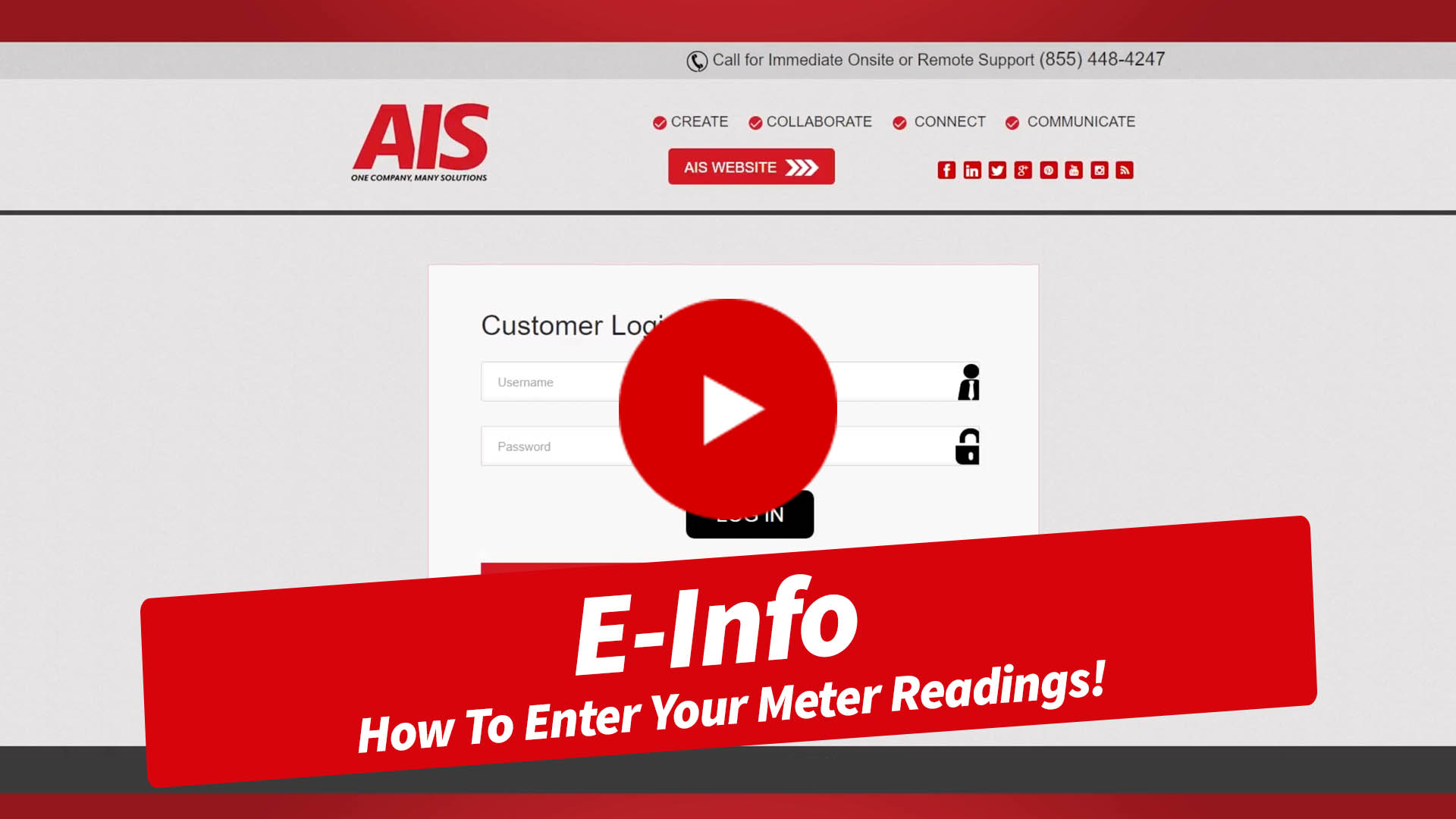 E-Info How To Enter Your Meter Readings