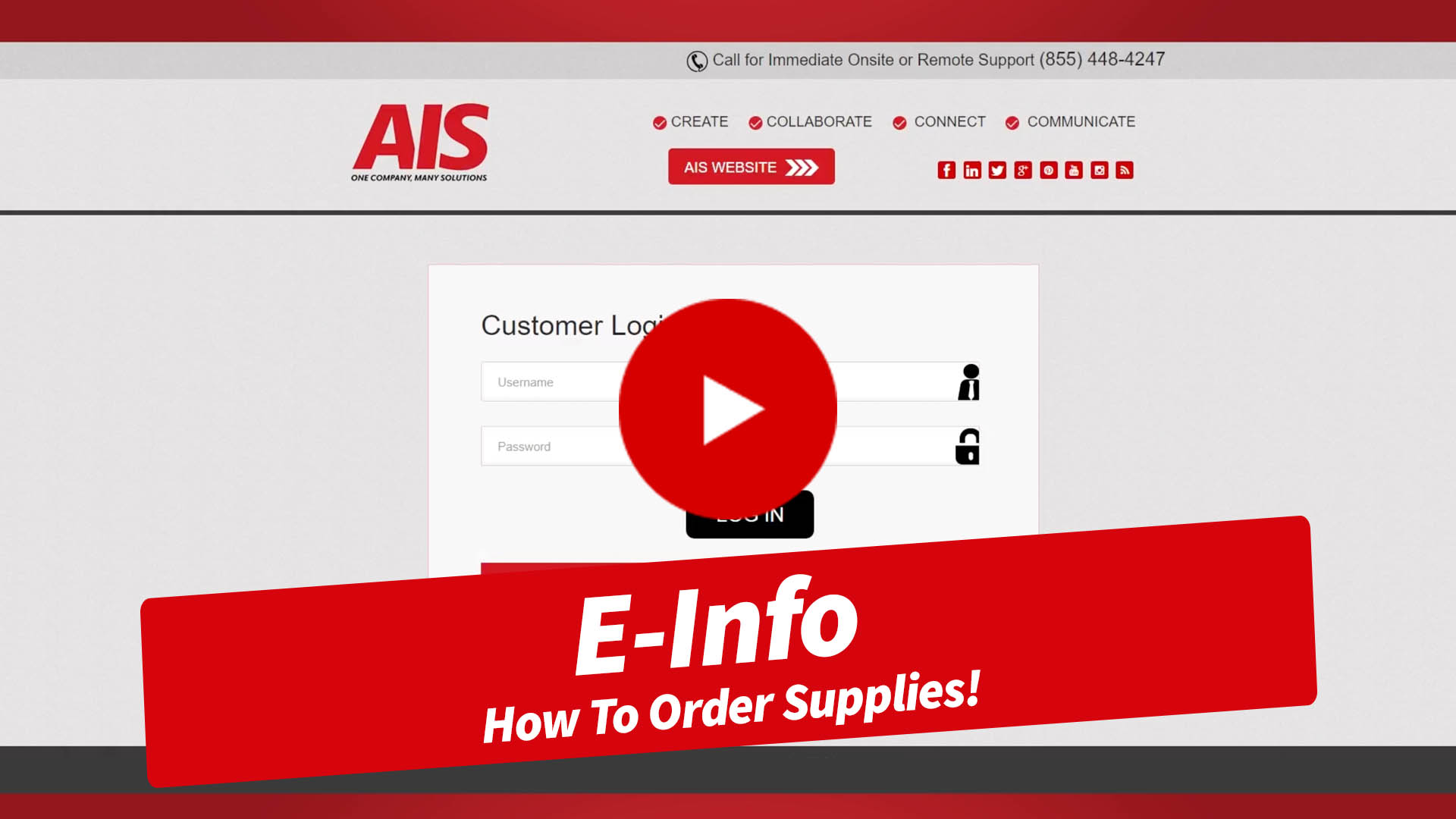 E-Info How To Order Supplies