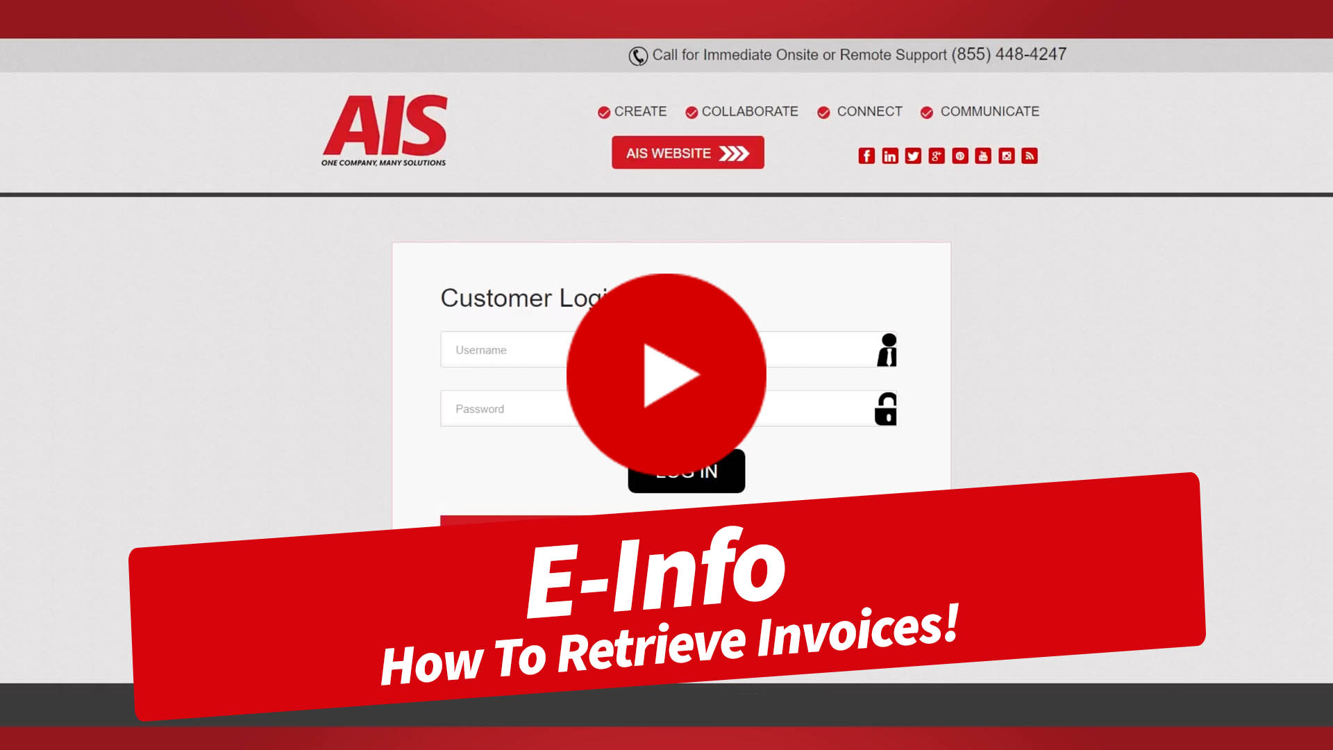 E-Info How To Retrieve Invoices