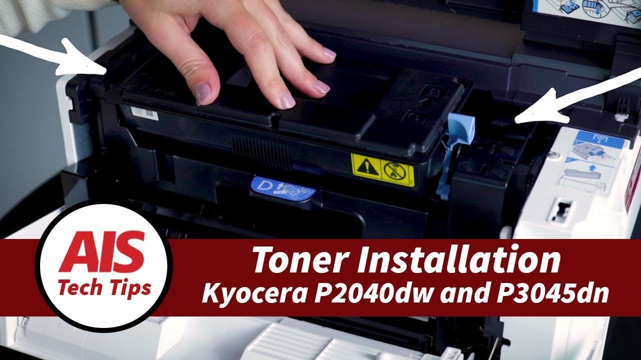 Toner Installation Kyocera P2040dw and P3045dn