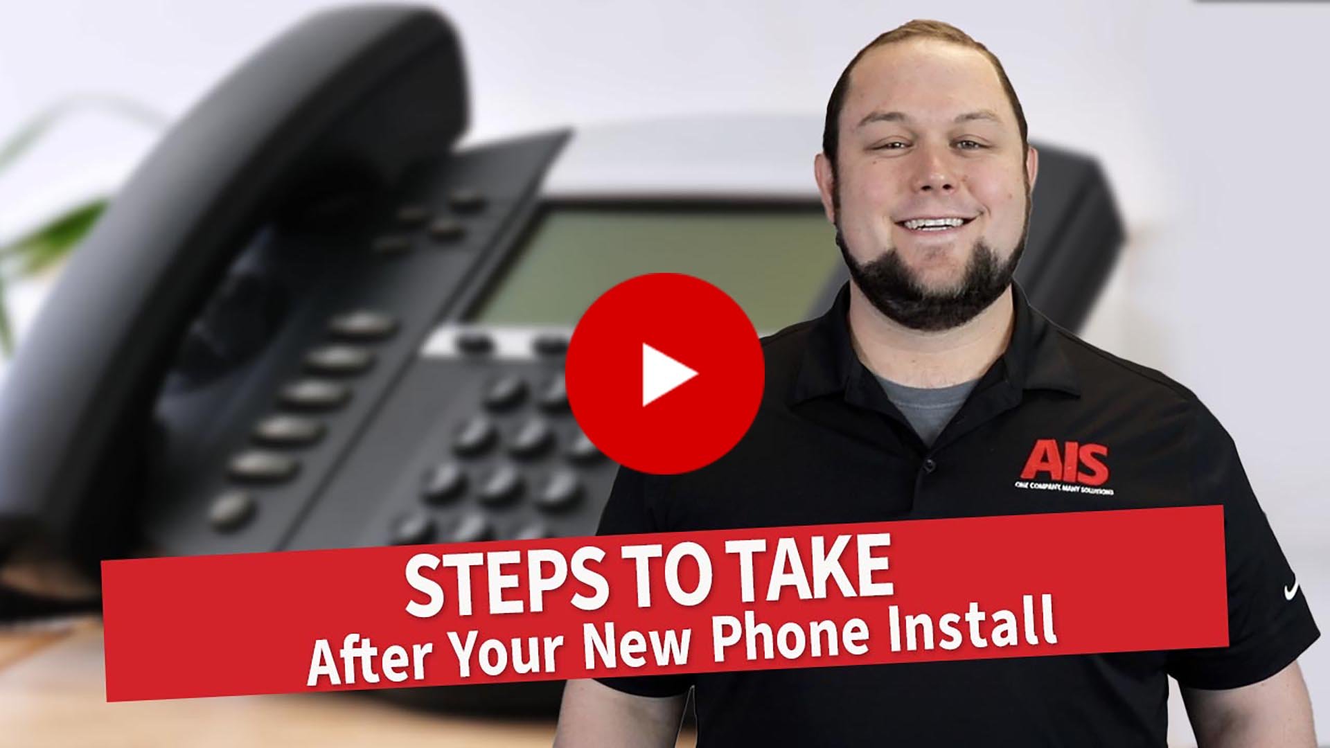 After Your Phone Install - Steps To Take